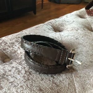 Leather belt